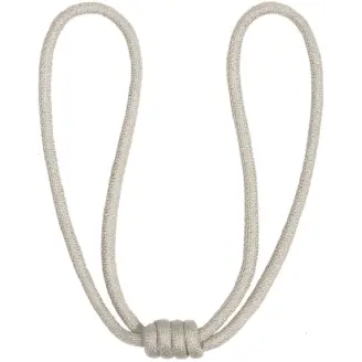 Bandobånd m. knude beige/guld - 