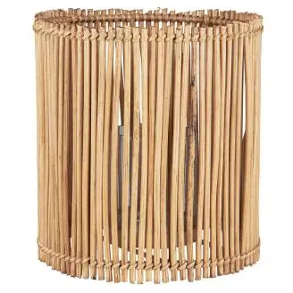 Bambus lygte - H: 19,5 Ø: 18 - 