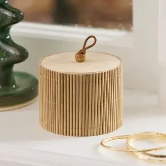 Mini bambus &aelig;ske - &Oslash; 7,7 H 6 - 